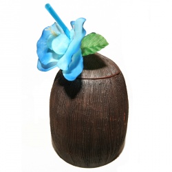 Tiki keramika - kokosový ořech