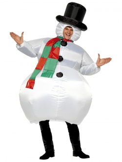 Kostým pro sněhuláka - nafukovací