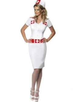 Kostým pro zdravotní sestřičku - bílý I