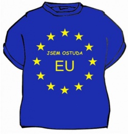 Tričko - JSEM OSTUDA EU