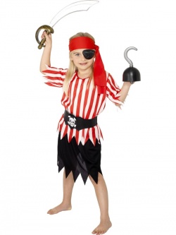 Kostým pirátky - dětský