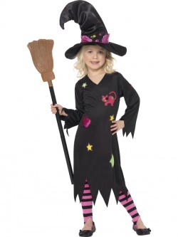 Kostým pro čarodějku - dětský