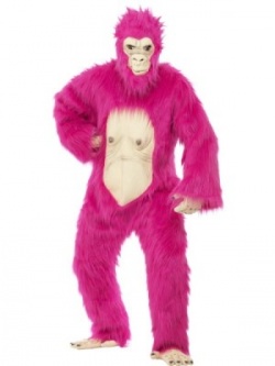 Kostým pro gorilu - růžový
