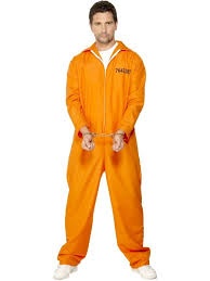 Kostým pro trestance - oranžový