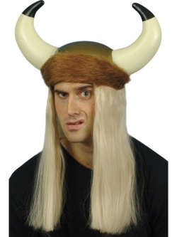Helma pro vikinga - dlouhé vlasy