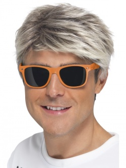 Brýle neonové - oranžové