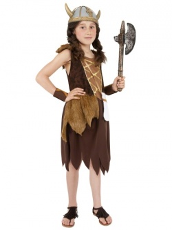Kostým pro vikingskou slečnu - dětský
