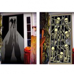 Dekorace na vstupní dveře - Halloween