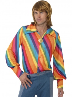 Košile 70. léta barevná