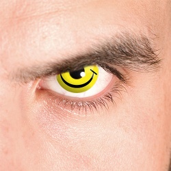 Kontaktní čočky - žlutý smajlík